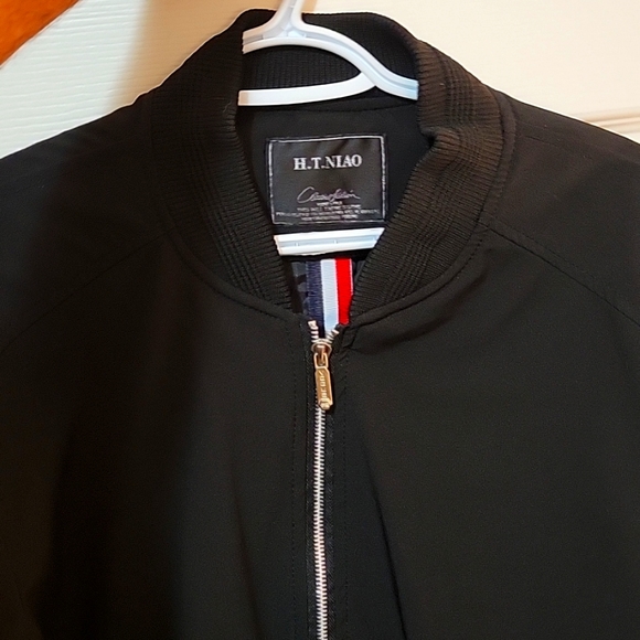 Mens Bonber Jacket, Black w/pocket on sleeve - Picture 1 of 3